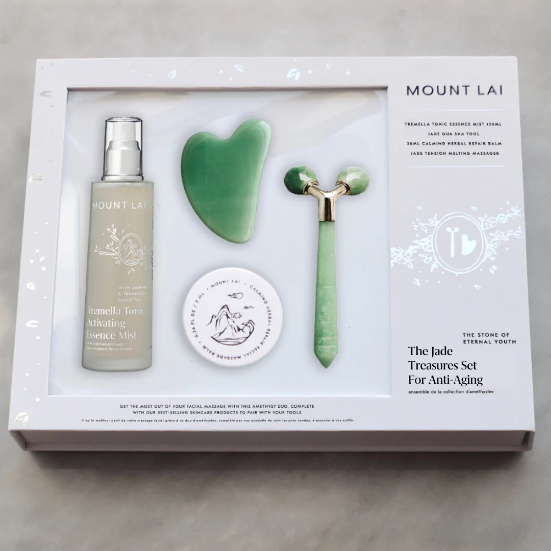 The Jade Treasures Set for Anti-Aging