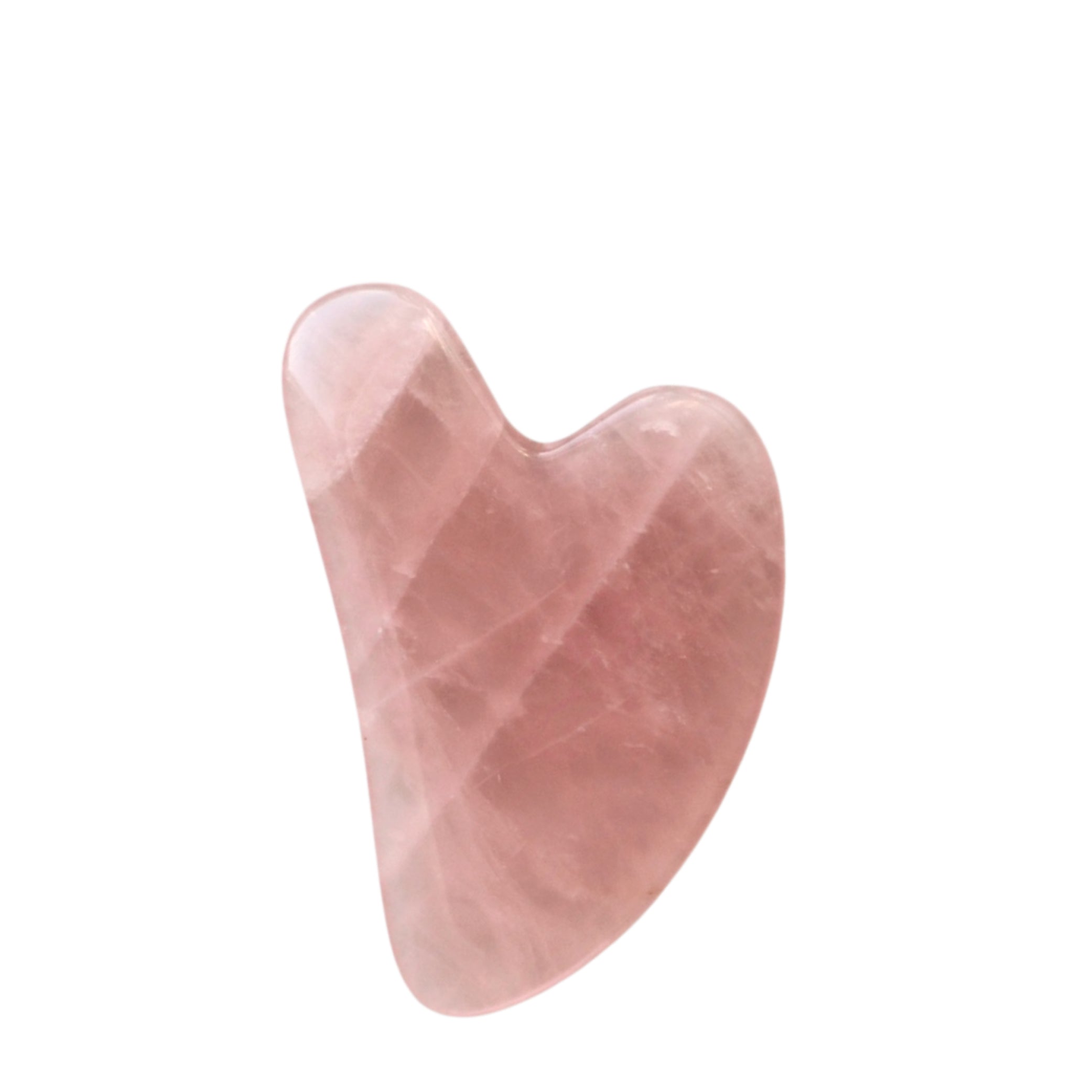 L'outil Gua Sha en quartz rose