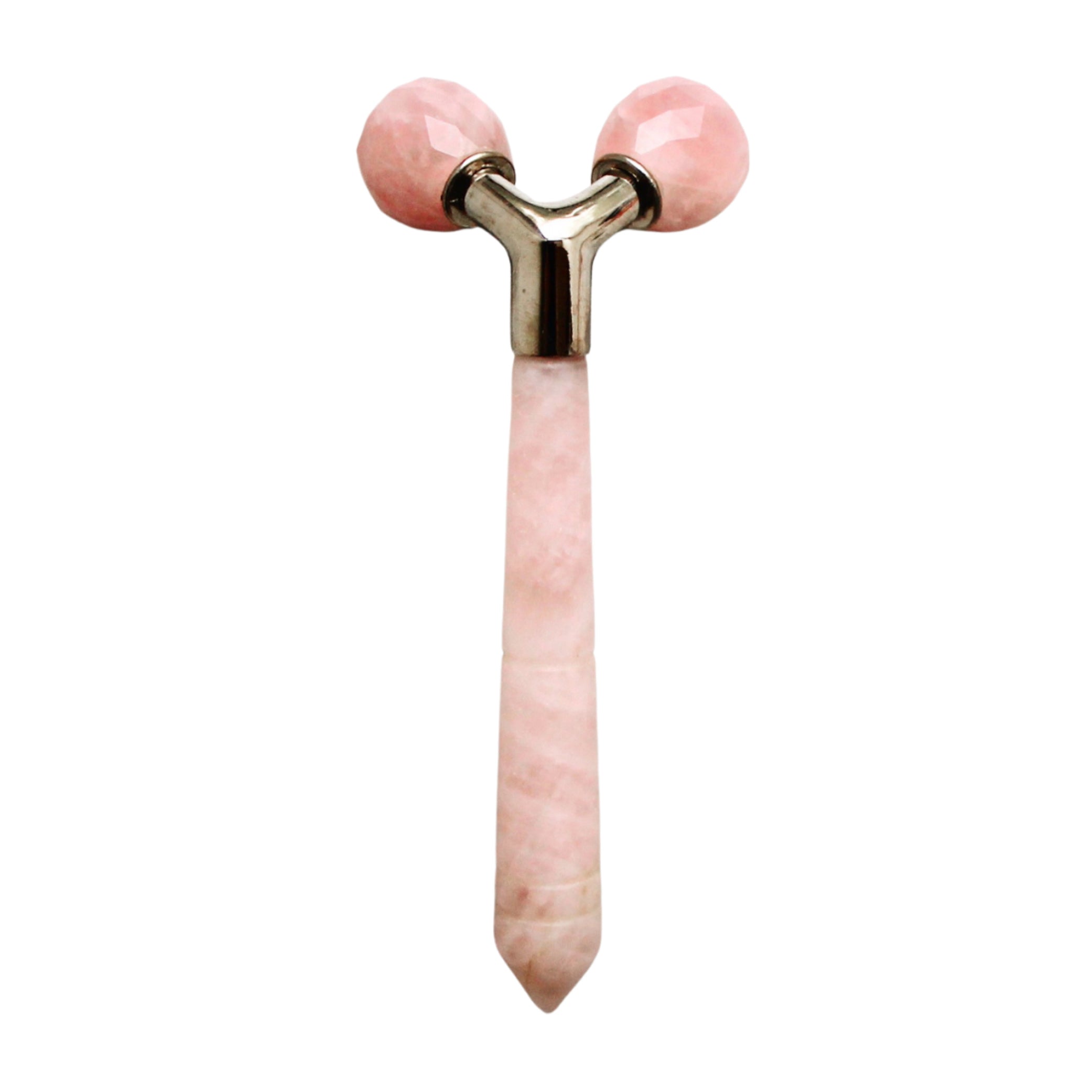 L'outil massant à tension en quartz rose pour le visage et le cou