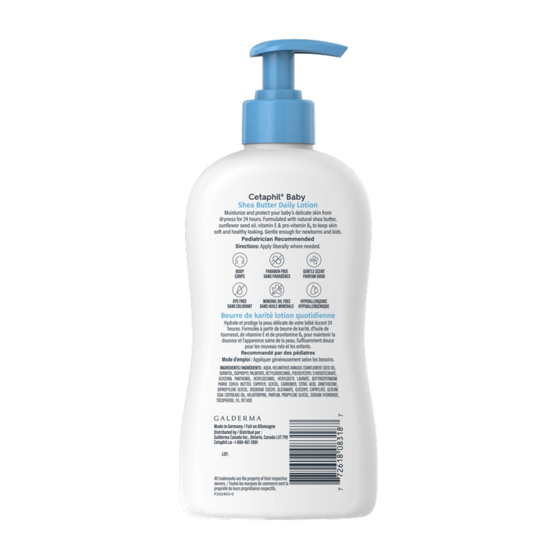 Lotion quotidienne avec beurre de karité Cetaphil Baby