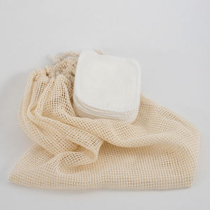 Bamboo Facial Rounds (8 pack)-White-Cheeks Ahoy