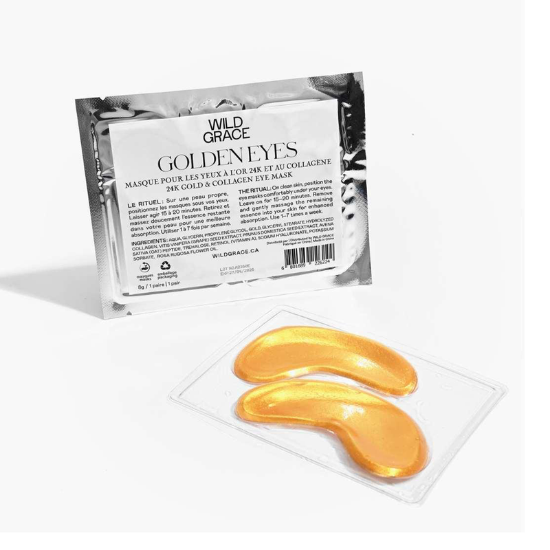 Masque pour les yeux -  GOLDEN EYES (emballage de 5)