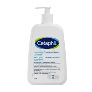Nettoyant crème moussant hydratant