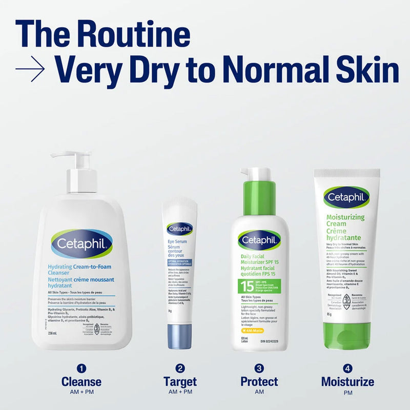 Nettoyant crème moussant hydratant