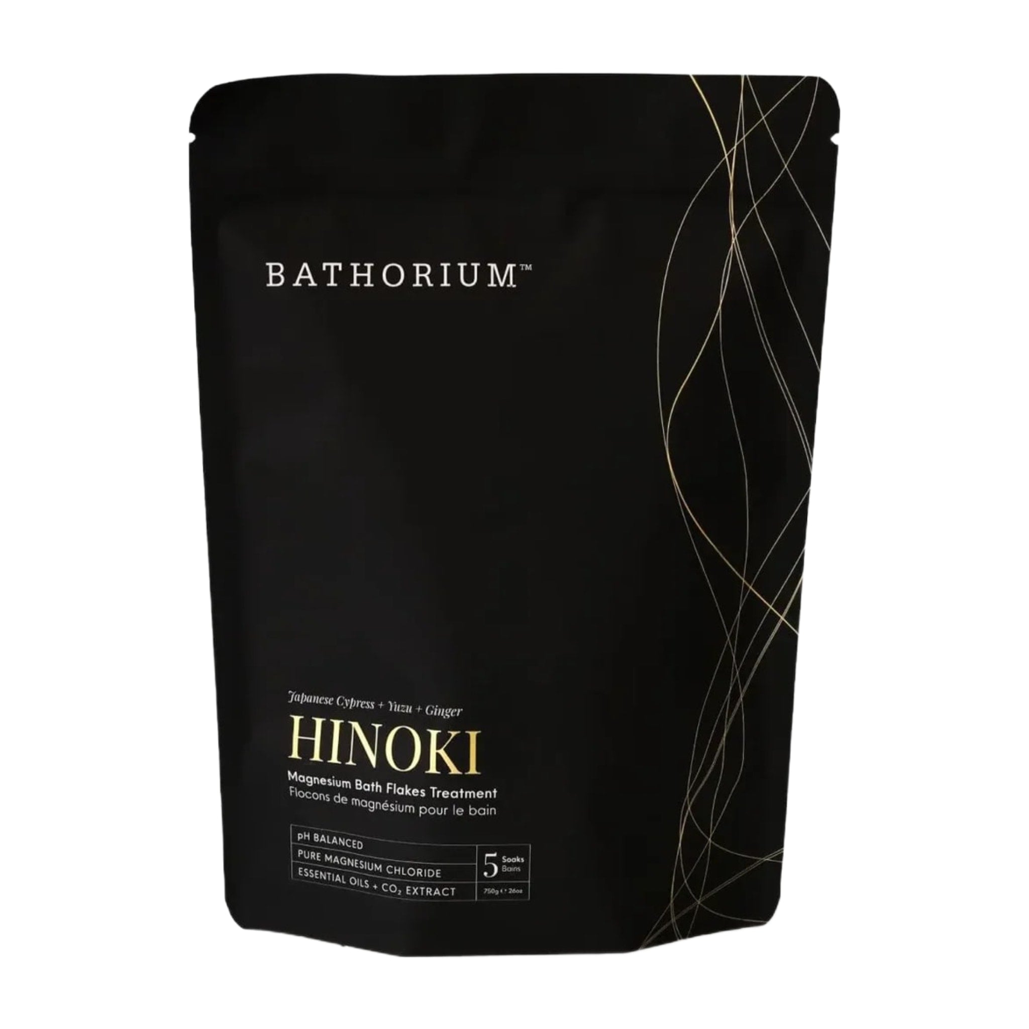 Hinoki Cypress Magnesium Flake Soak