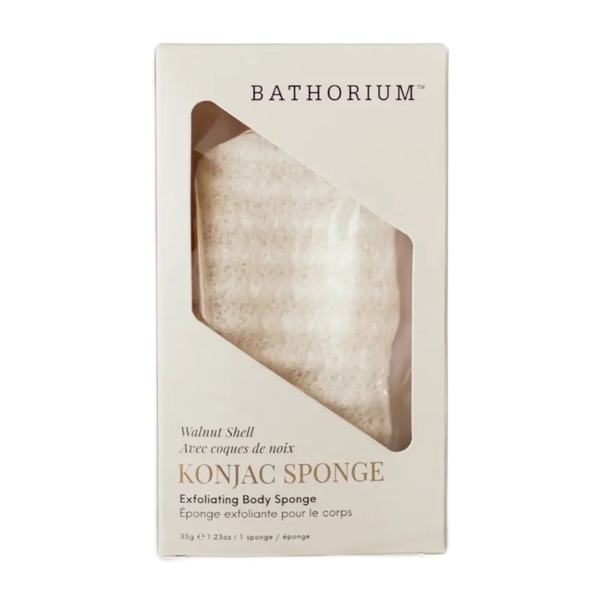 Konjac Walnut Exfoliating Body Sponge