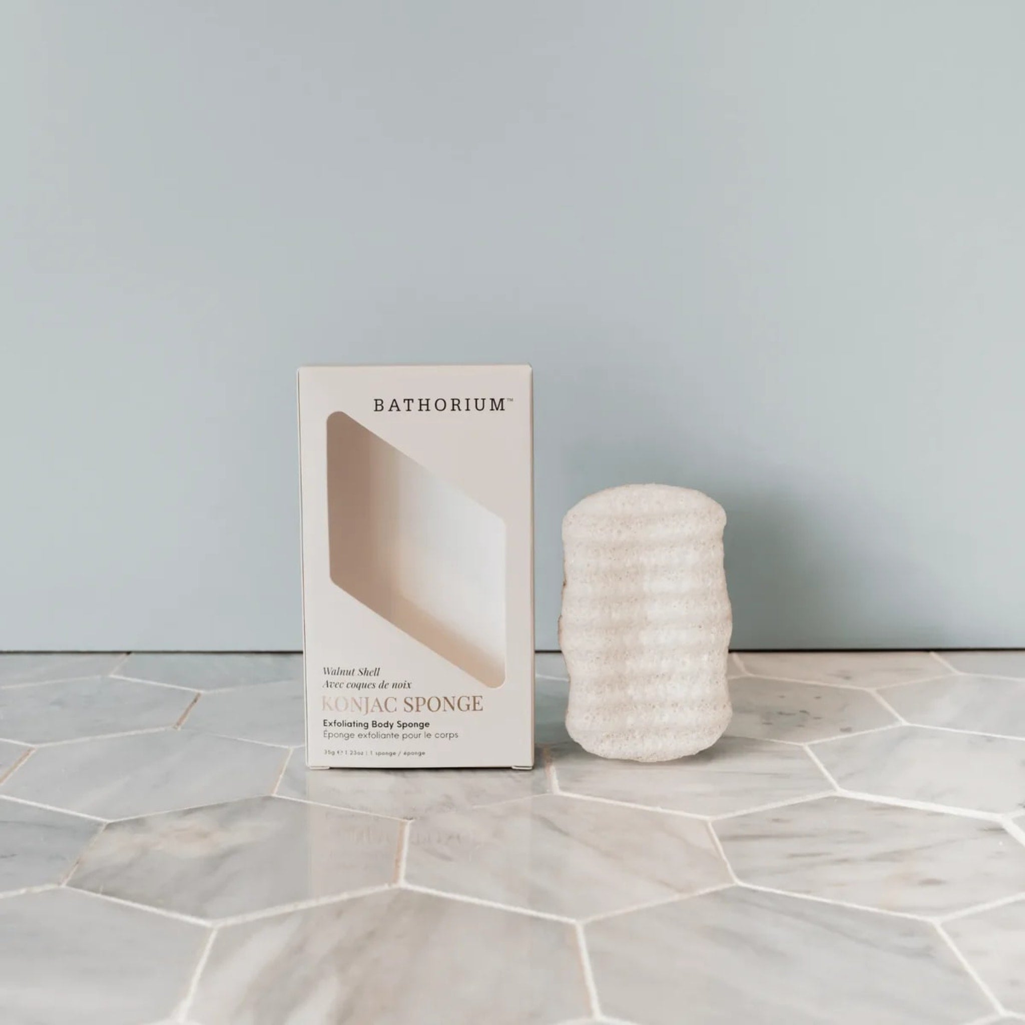 Konjac Walnut Exfoliating Body Sponge