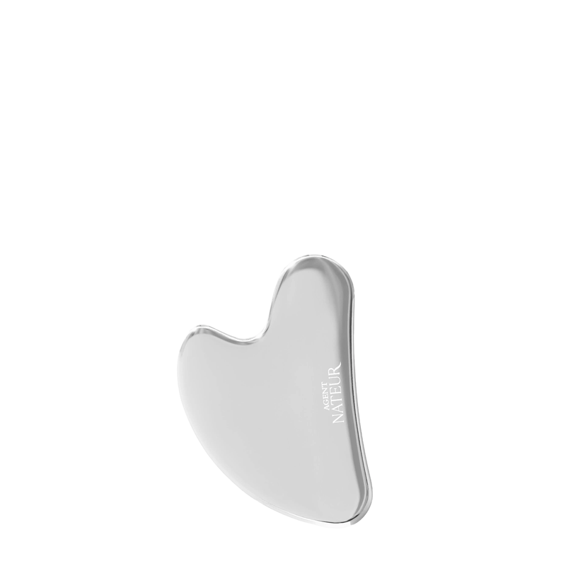 Stainless steel gua sha facial sculpting and lifting tool