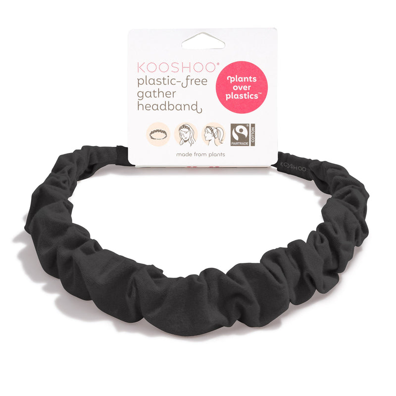 Plastic-free Gather Headband - Black