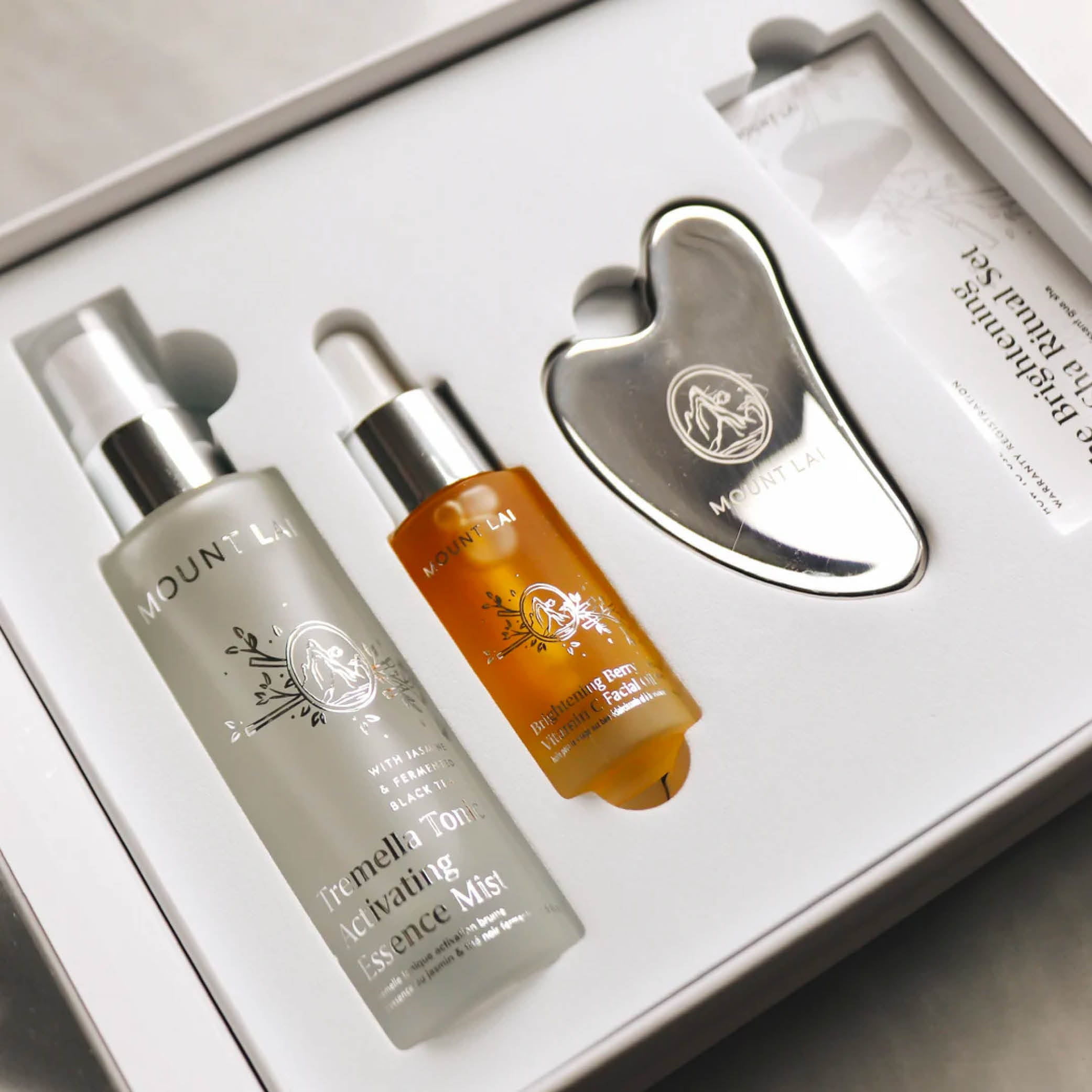 Brightening Stainless Steel Gua Sha Essentials Set