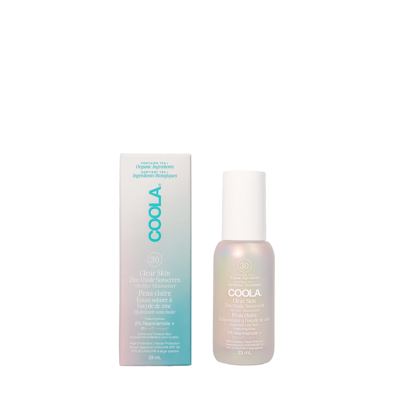 Peau claire Écran solaire à l'oxyde de zinc Hydratant sans huile FPS 30