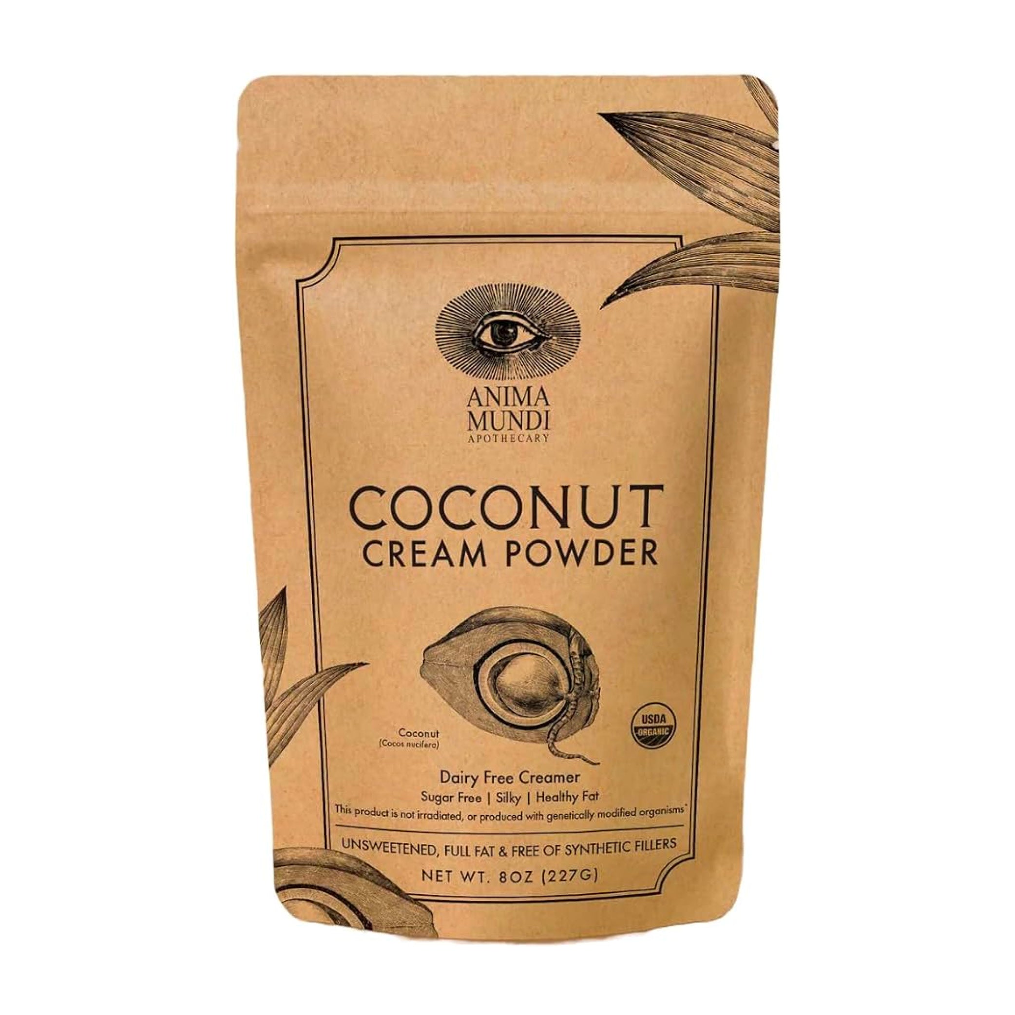 Anima Mundi COCONUT CREAM Dairy Free Creamer Boutique Skin Envie