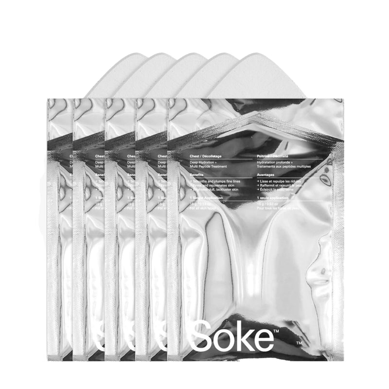 Masque de soin pour le décolleté