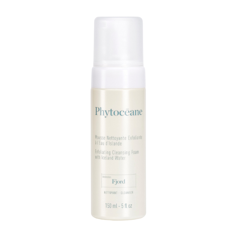 Mousse nettoyante exfoliante à l'eau d'islande
