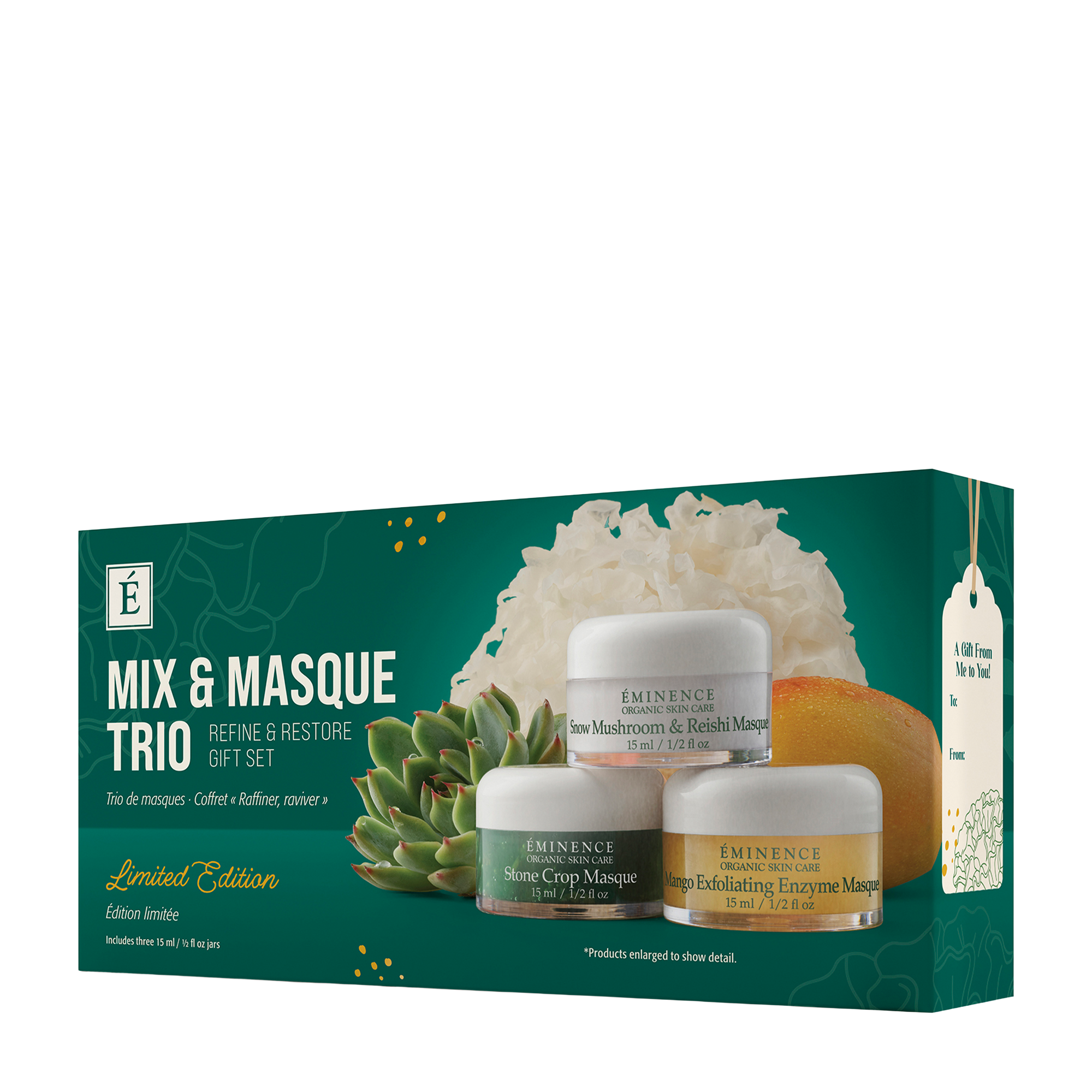 Mix and Masque Trio: Refine & Restore Gift Set