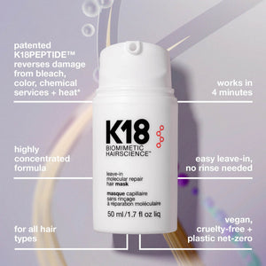 Masque capillaire sans rinçage à réparation moléculaire