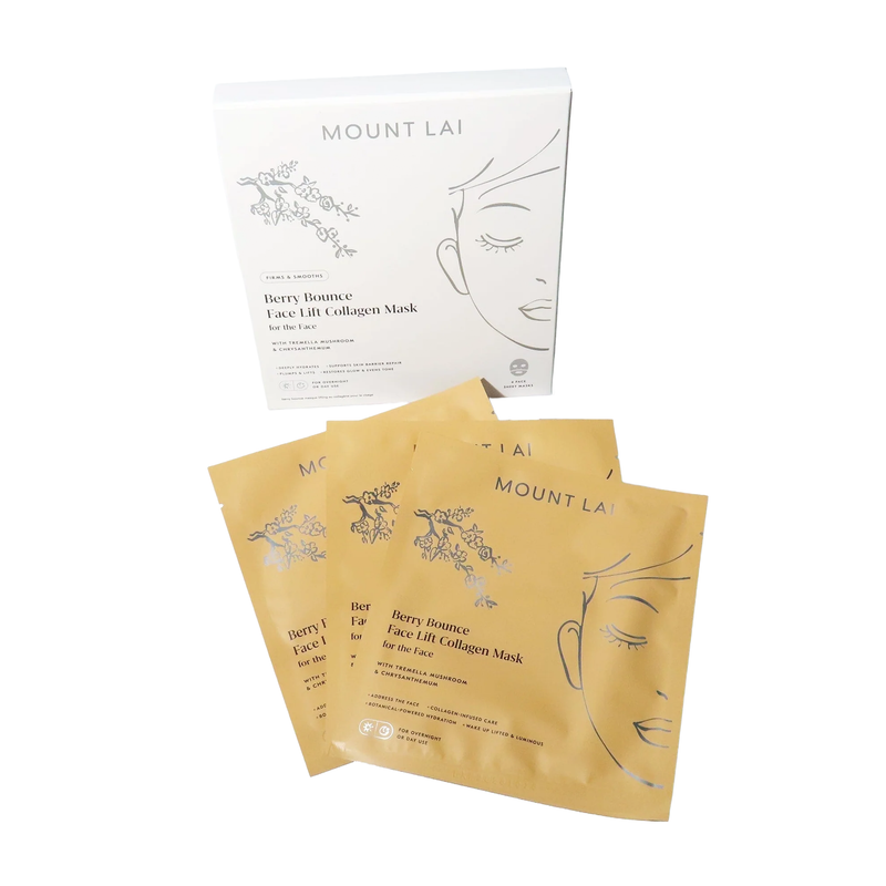 Berry Bounce Overnight Face Lift Collagen Mask for Face