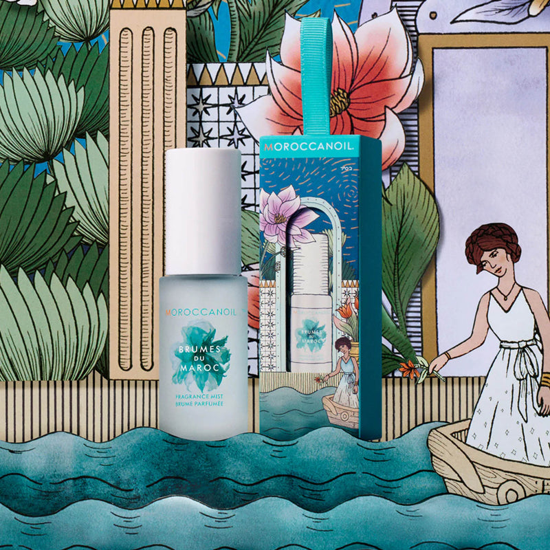 Brume parfumée cheveux et corps de Moroccanoil (ornement de Noël))