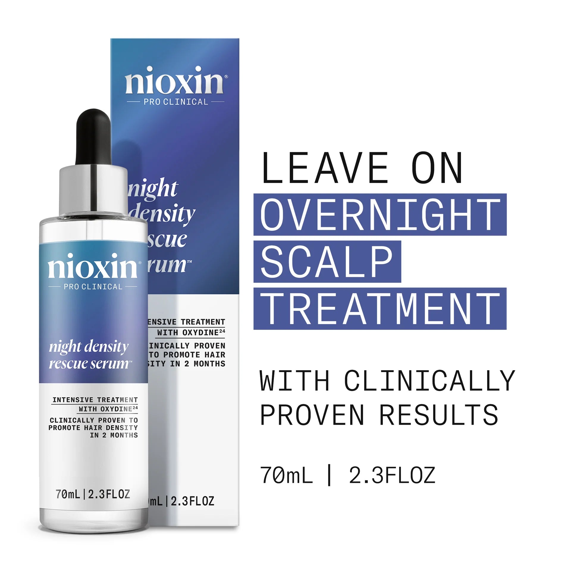 Night Density Rescue Serum - Overnight Hair Thickening Serum