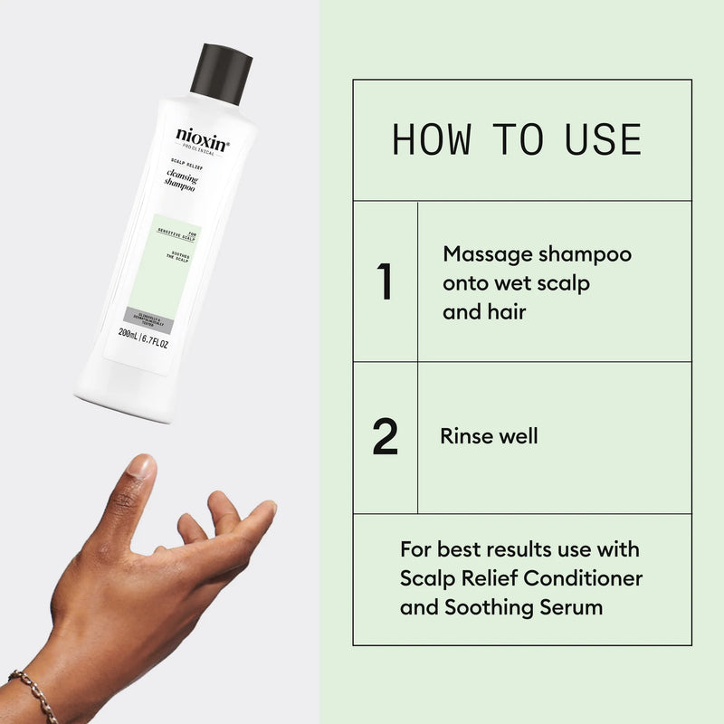 Scalp Relief Cleansing Shampoo - Shampoo for Sensitive Scalp