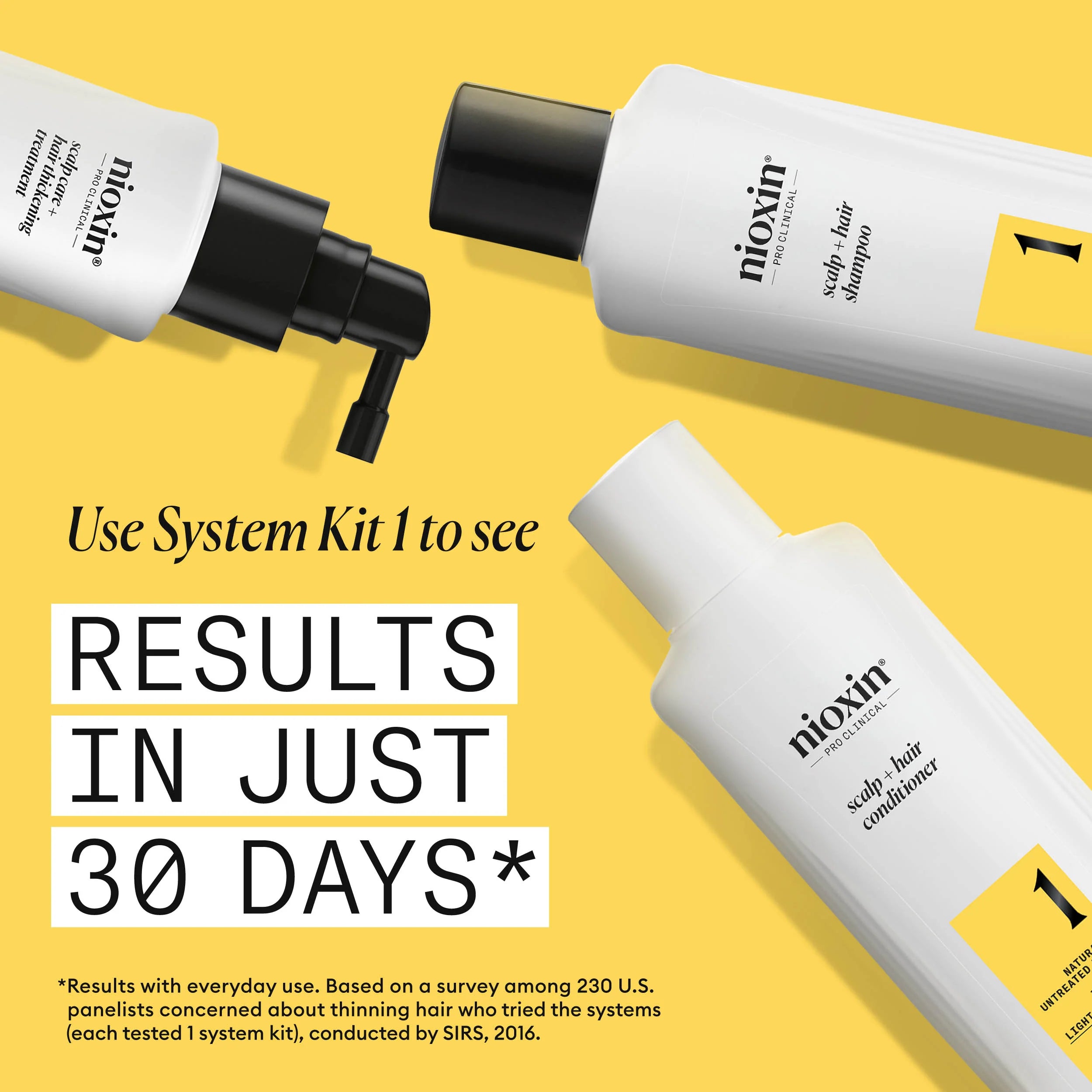 System 1 Scalp + Hair Thickening Treatment - Hair Thickening Serum