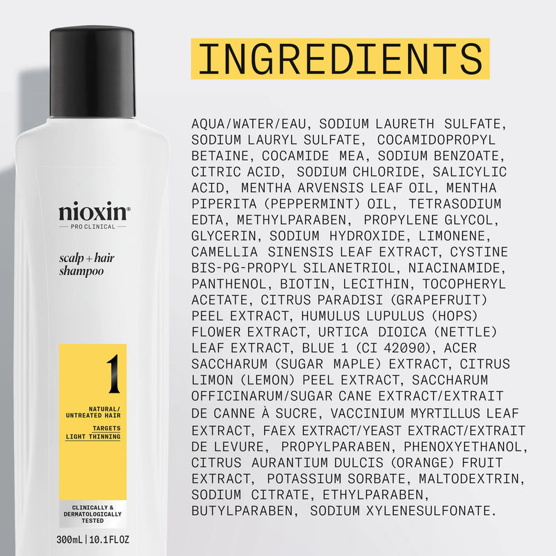System 1 Scalp + Hair Shampoo - Hair Thickening Shampoo