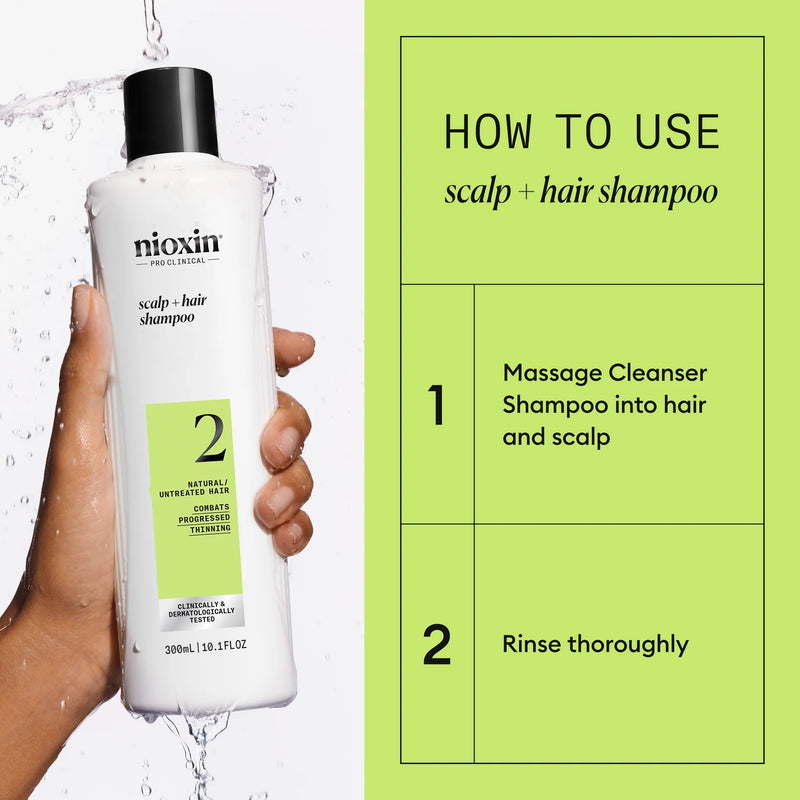 System 2 Scalp + Hair Shampoo - Hair Thickening Shampoo