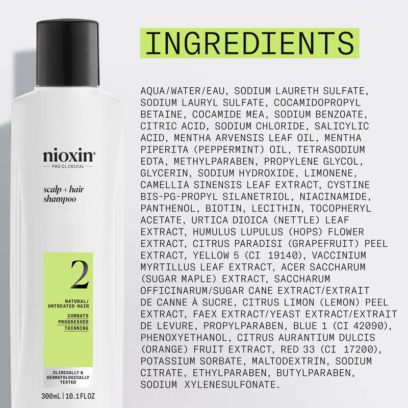 System 2 Scalp + Hair Shampoo - Hair Thickening Shampoo