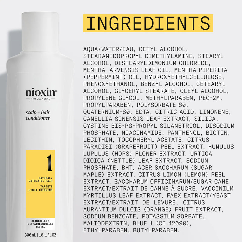 System 1 Scalp + Hair Conditioner - Hair Thickening Conditioner