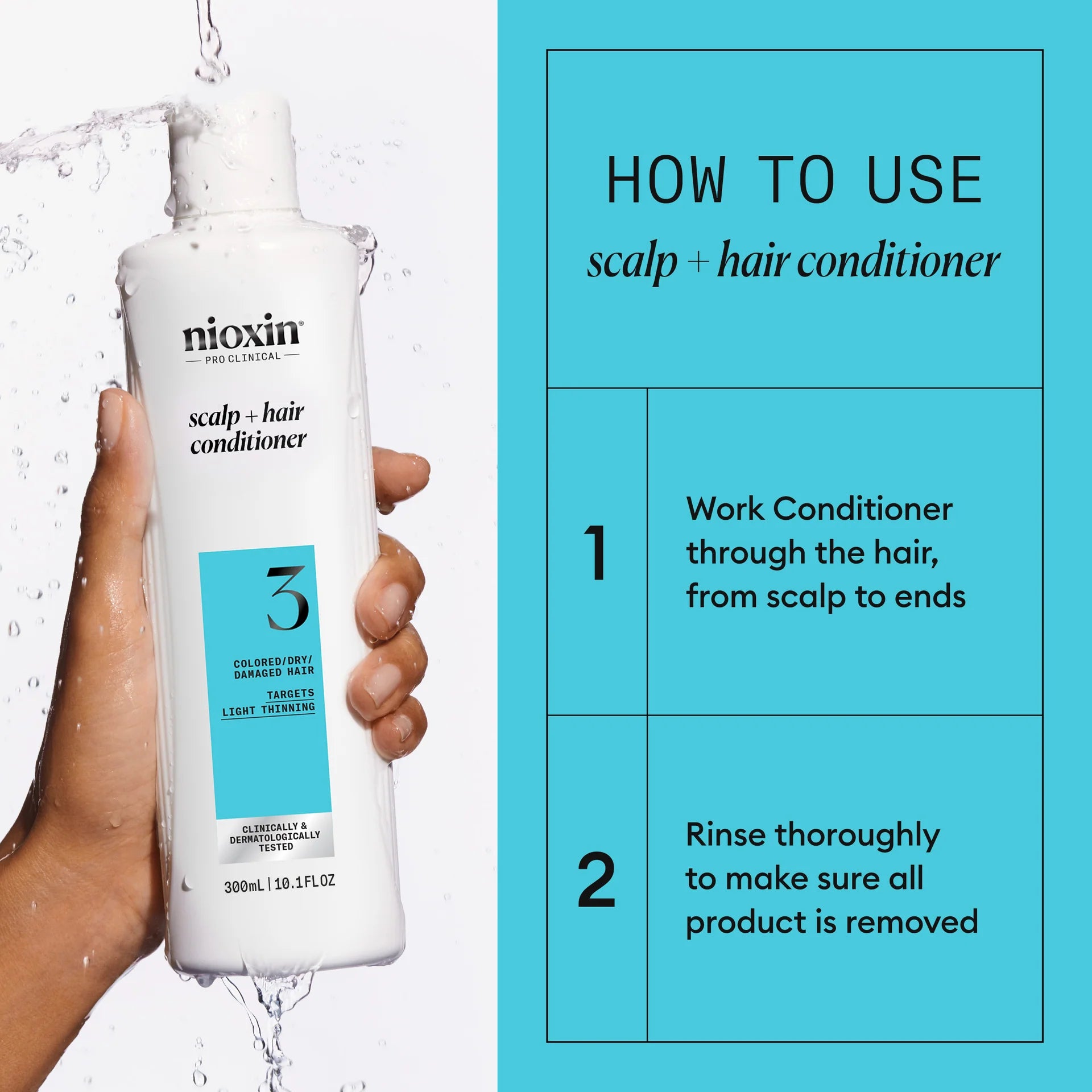 System 3 Scalp + Hair Conditioner - Hair Thickening Conditioner
