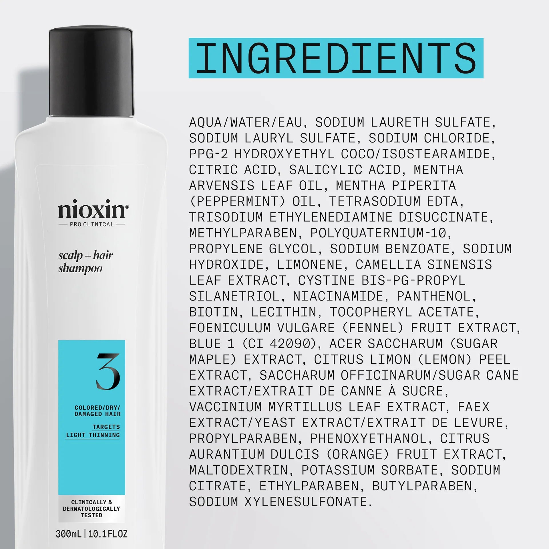 System 3 Scalp + Hair Shampoo - Hair Thickening Shampoo