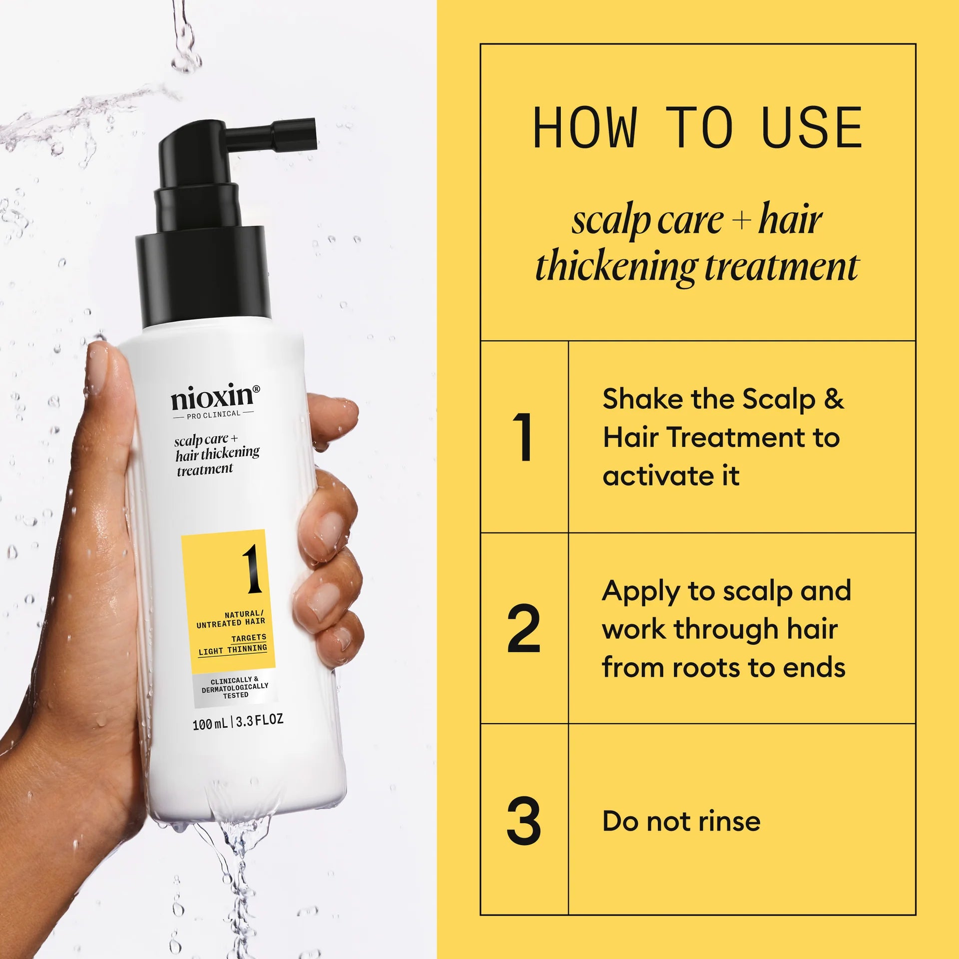 System 1 Scalp + Hair Thickening Treatment - Hair Thickening Serum