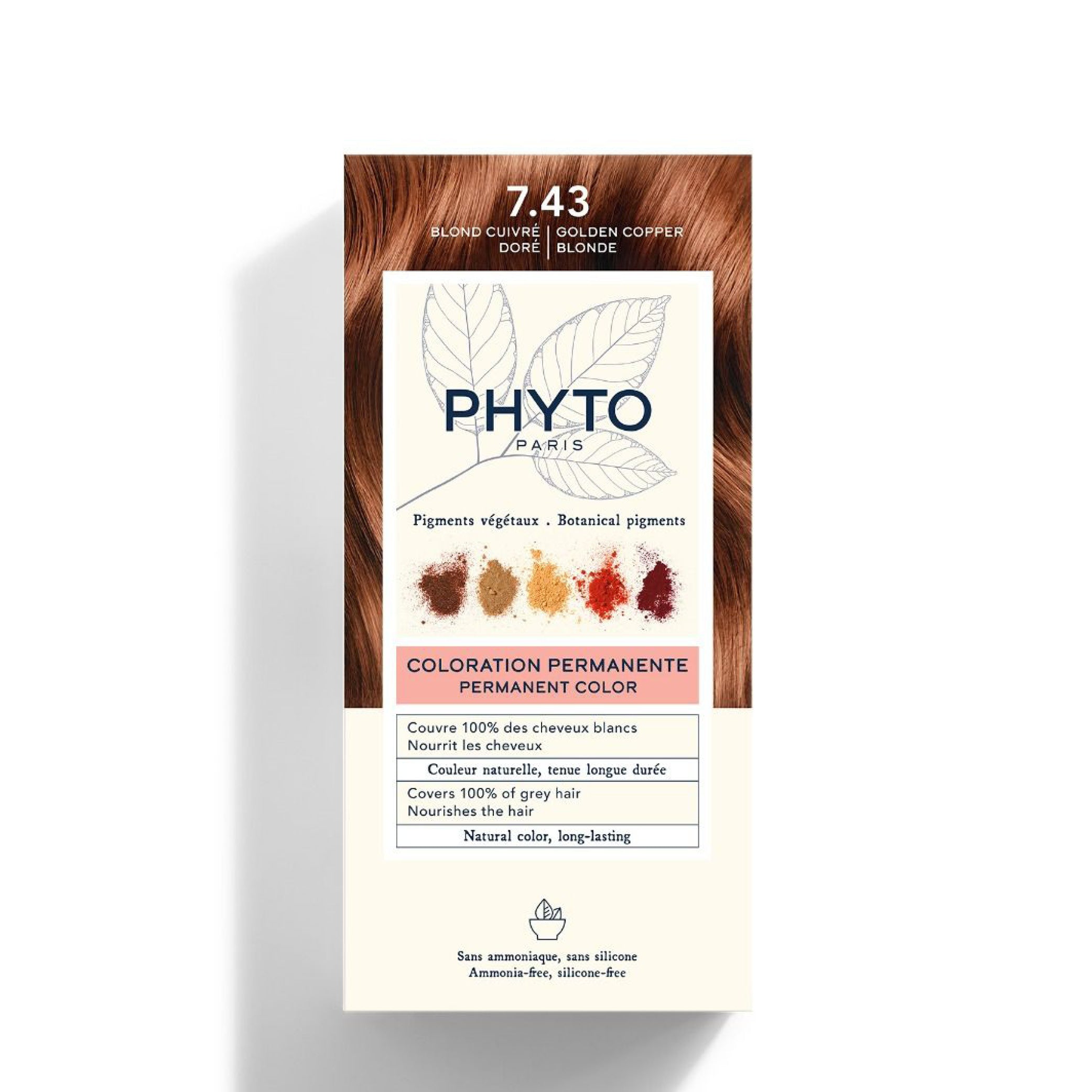 PHYTOCOLOR 7.43 GOLDEN COPPER BLONDE