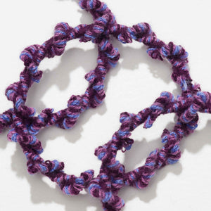 Purple organic cotton hair ties no cuticle damage frizz-free
 #color_purple-frost