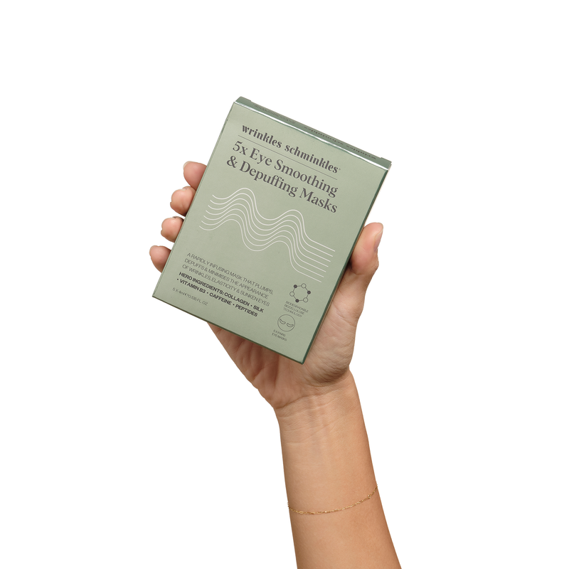 Masque en tissu lissant et anti-gonflements pour les yeux