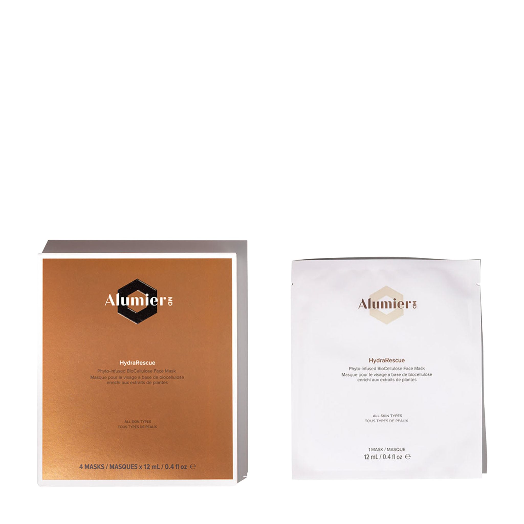 HydraRescue BioCellulose Face Mask (4-Pack)
