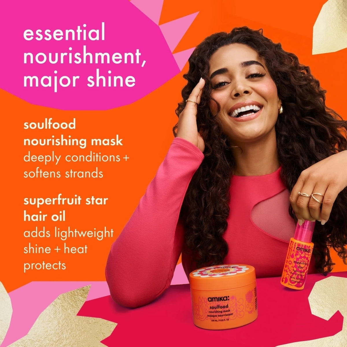 Nourish + Shine Legends | Mask + Hair Oil Set