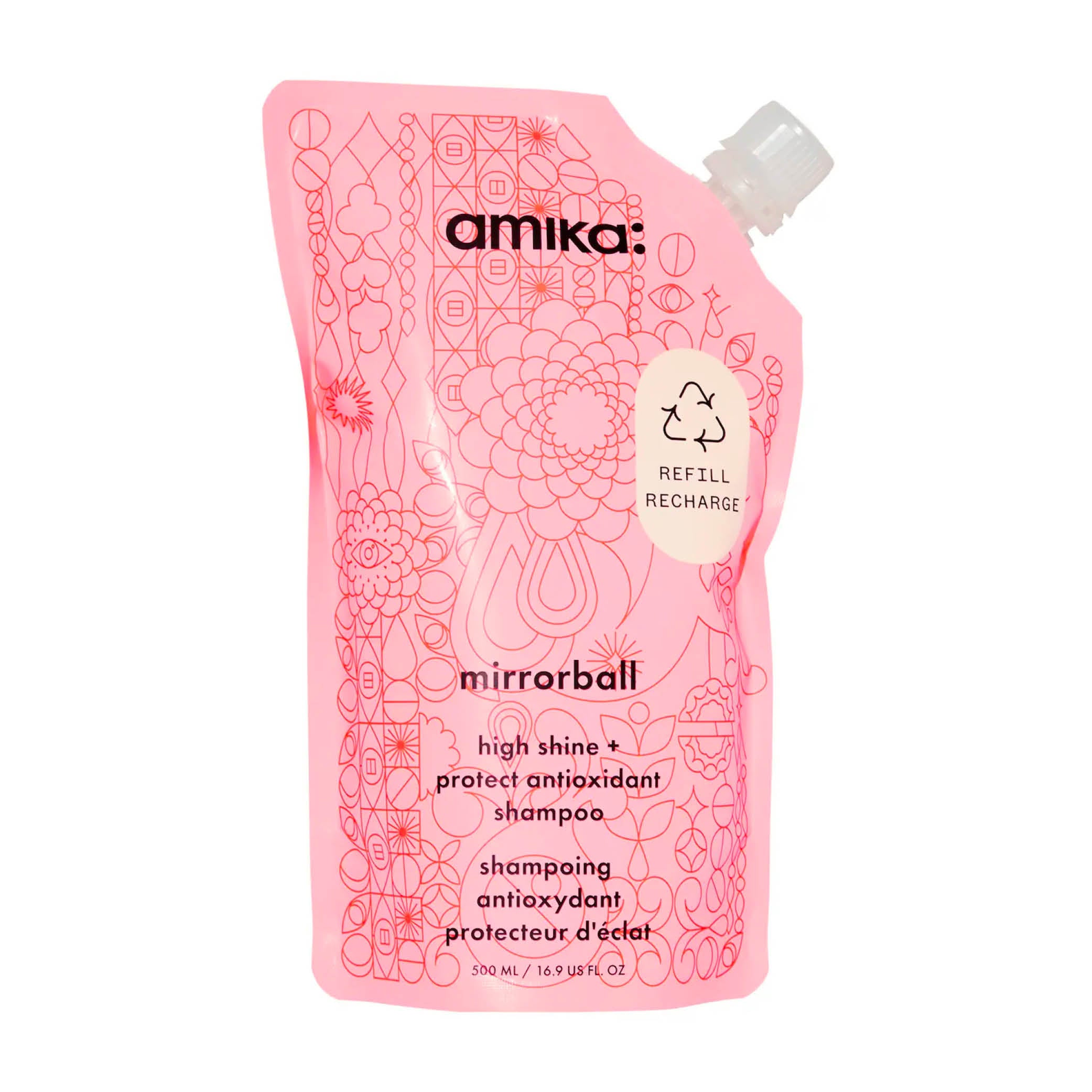 Mirrorball shampoing antioxydant haute brillance et protection
