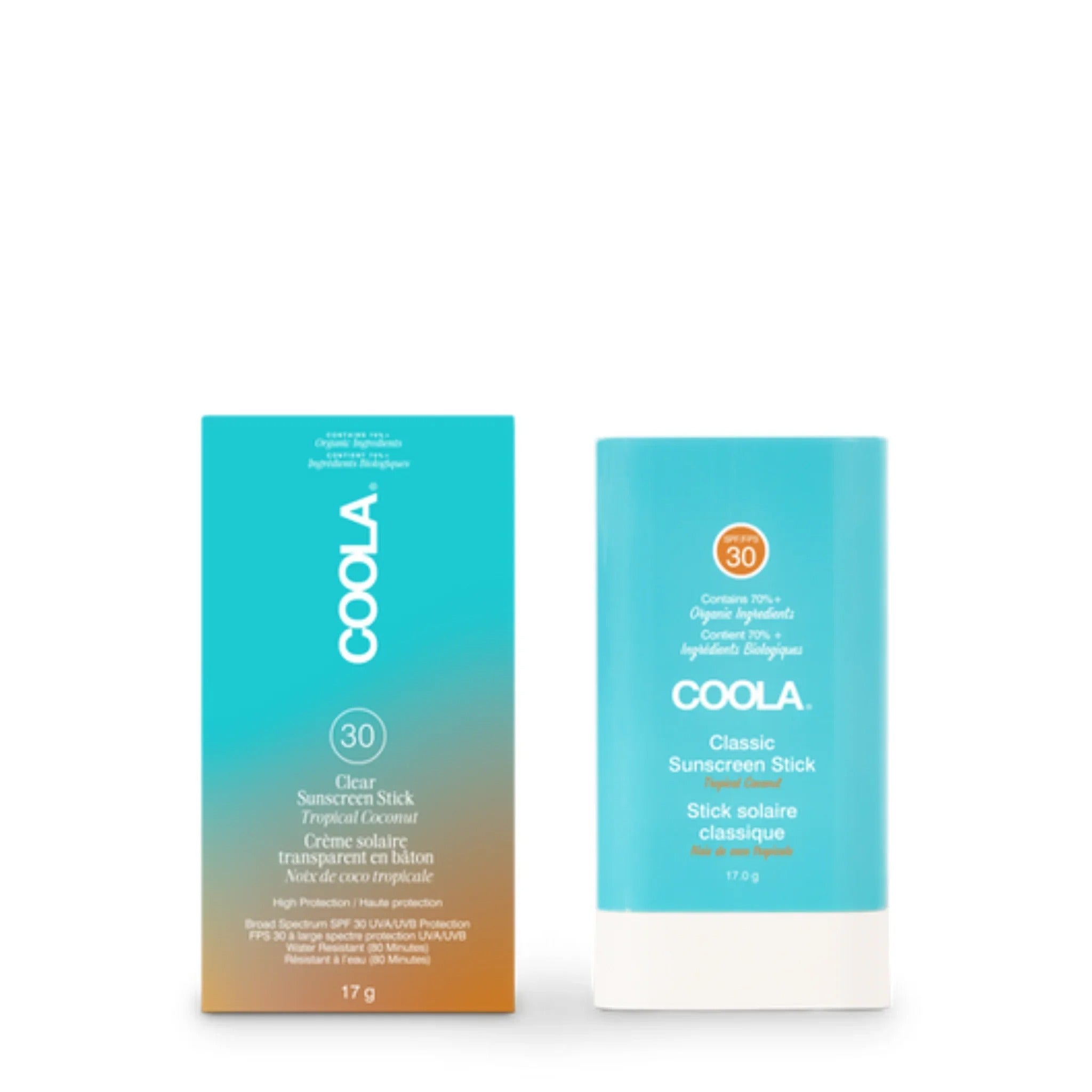 Classic Organic Sunscreen Stick SPF 30 - Tropical Coconut