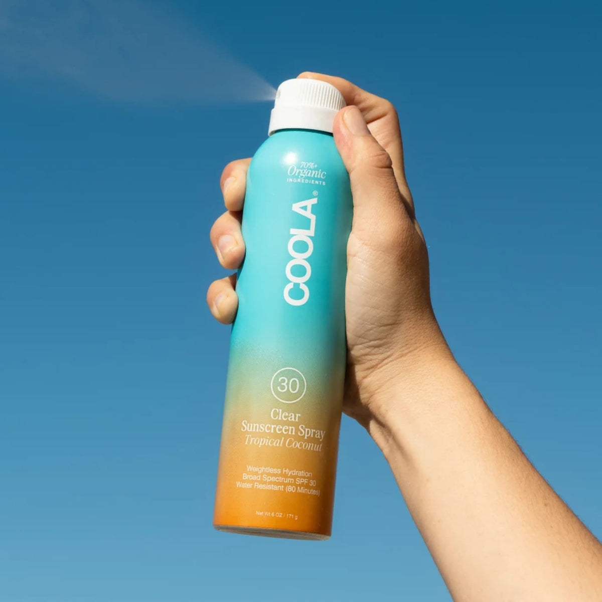 Spray solaire transparent Noix de Coco Tropique FPS 30