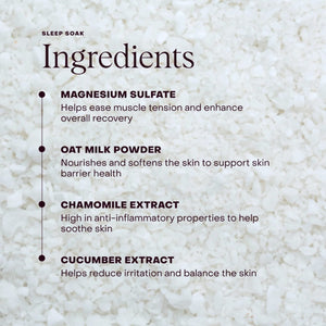 Sleep Soak Magnesium Bath