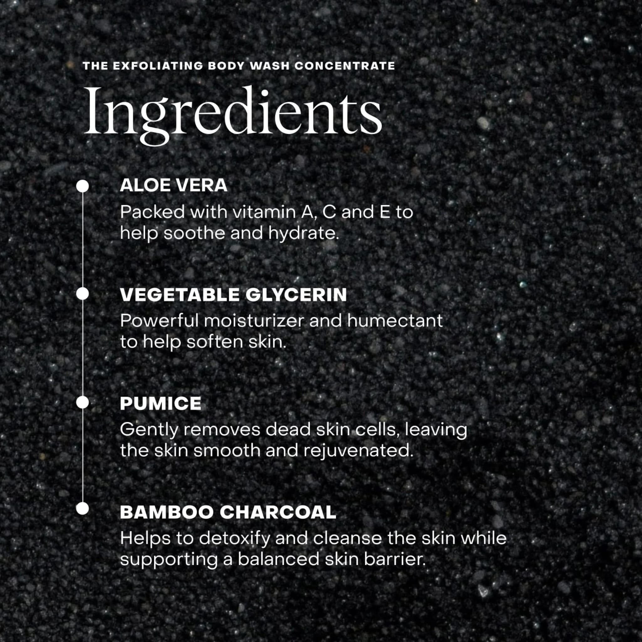The Exfoliating Body Wash Concentrate