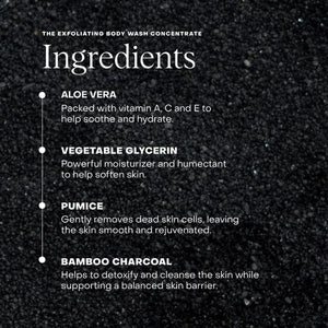 The Exfoliating Body Wash Concentrate