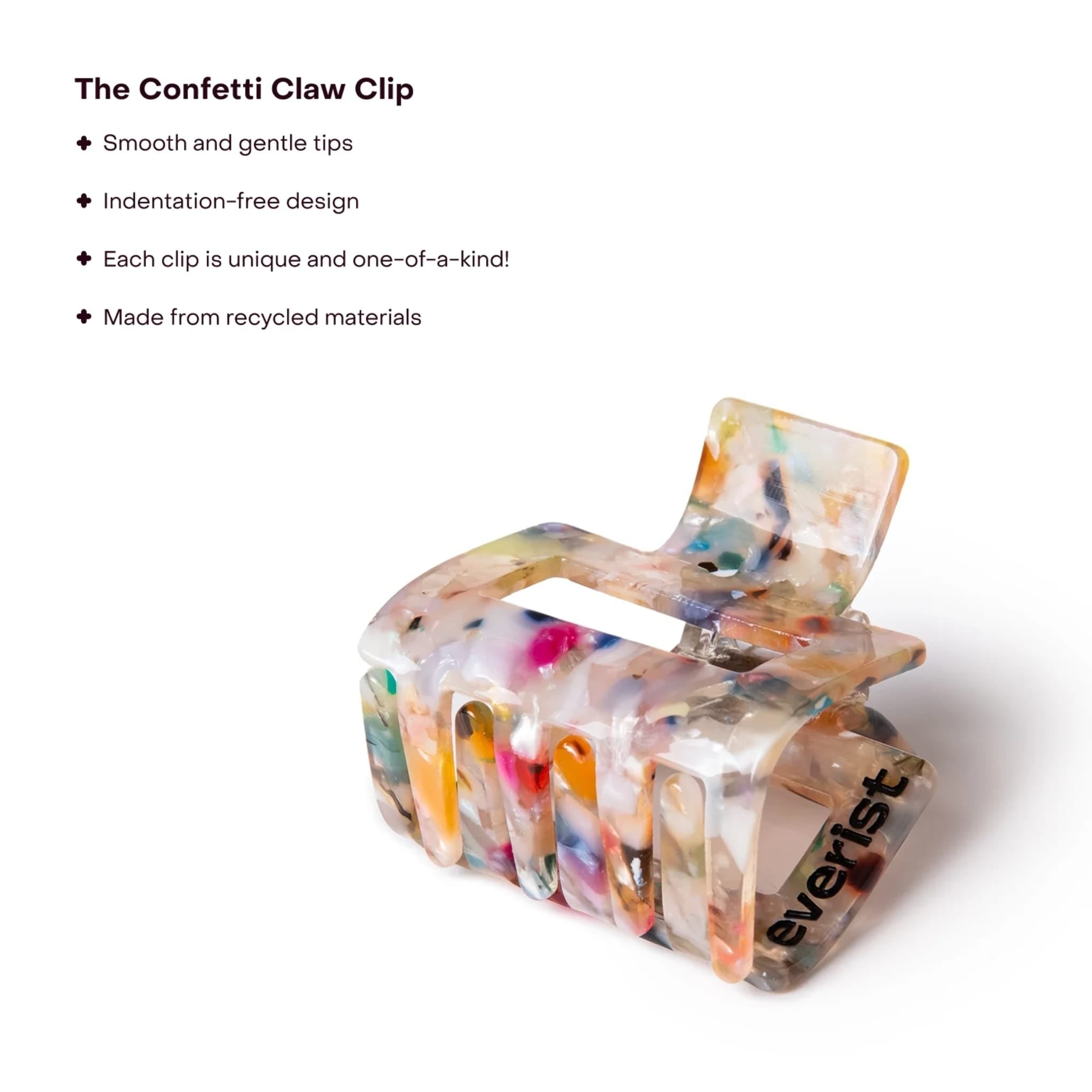 The Confetti Claw Clip