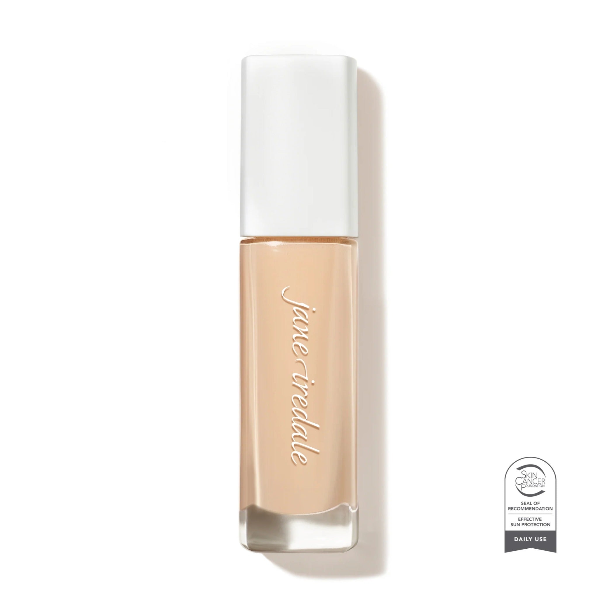 Jane Iredale Skintuition SPF 30 foundation – 10 Fair, neutral undertones. Product bottle.