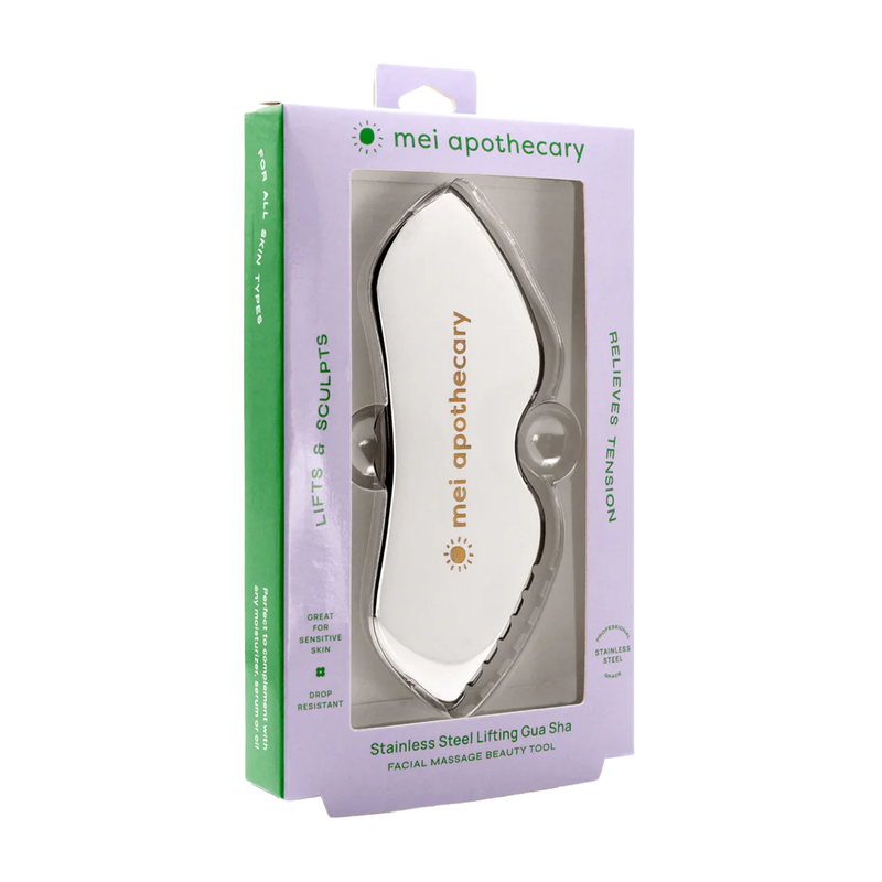 Gua Sha rehaussant en acier inoxydable