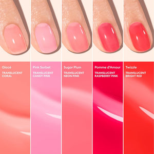 Green Jelly Nail Polish Set - Sugar Plum & Pomme D'amour