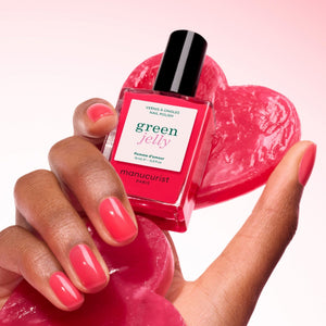 Green Jelly Nail Polish Set - Sugar Plum & Pomme D'amour