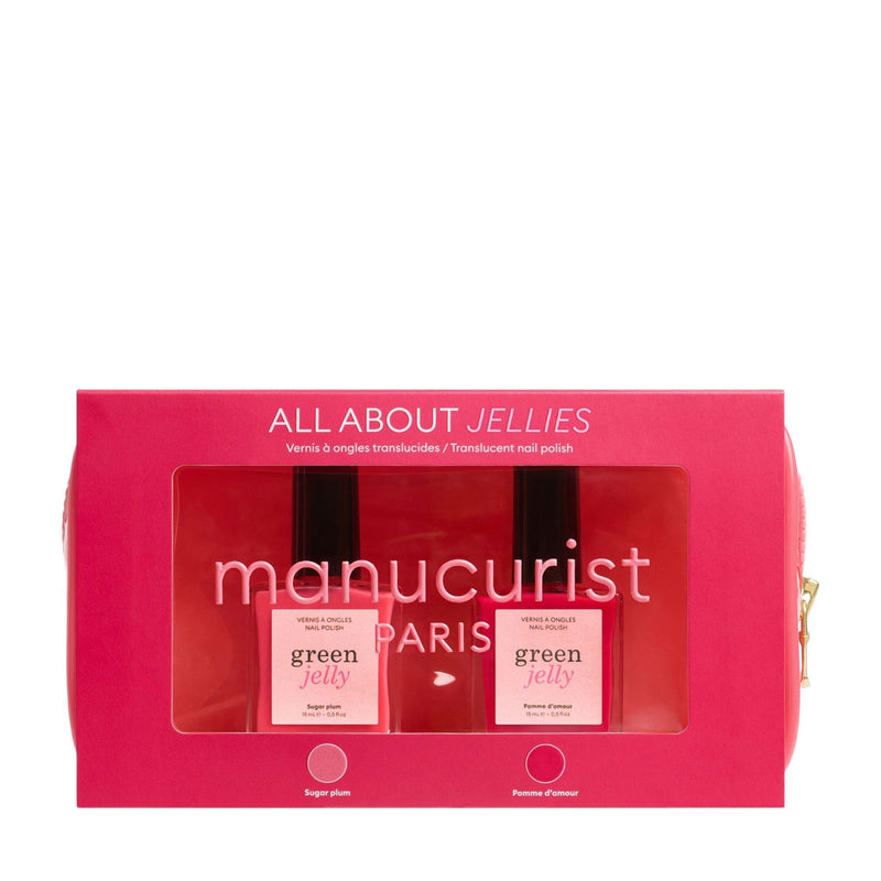 Green Jelly Nail Polish Set - Sugar Plum & Pomme D'amour