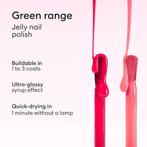 Green Jelly Nail Polish Set - Sugar Plum & Pomme D'amour